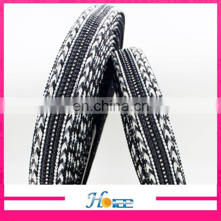 Factory directly sale 4cm braided ribbon for shoes knitted ribbon for clothing