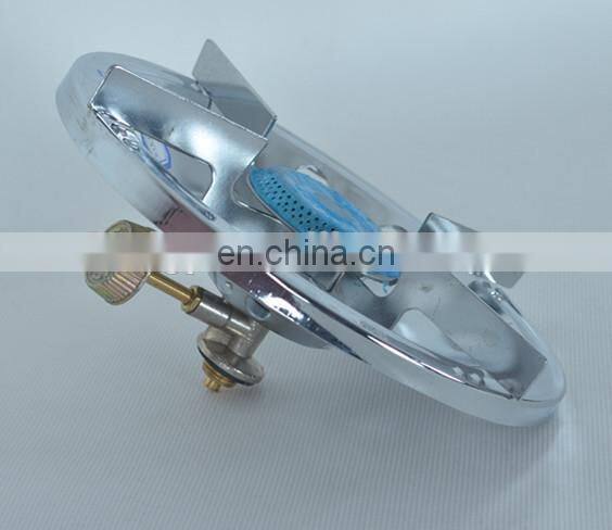 Portable stainless steel lpg gas burner for camping cylinder