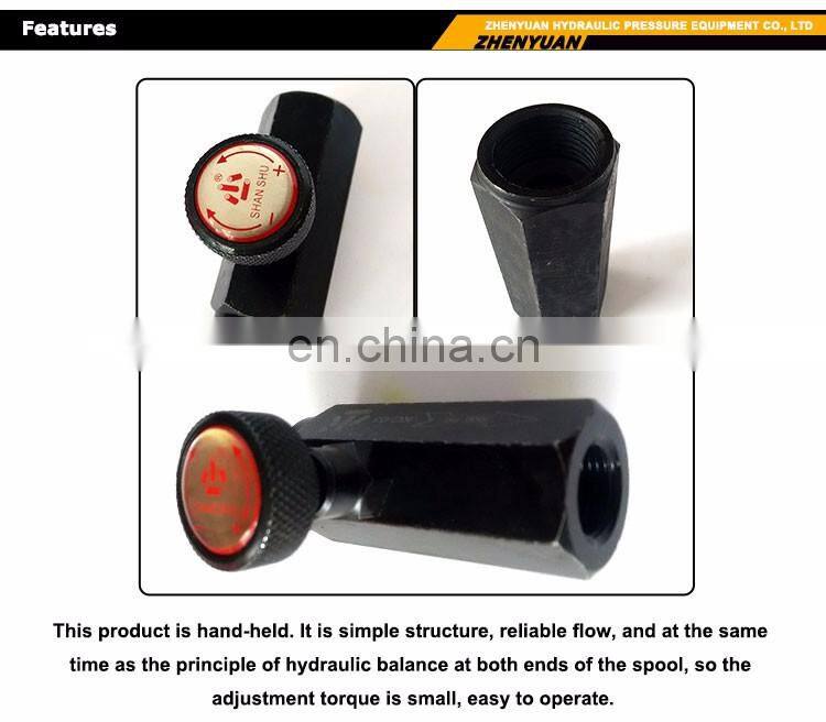 Hydraulic screw type one - way flow control regulating throttle valve KC-02,03,04,06,08 air pressure regulating valve