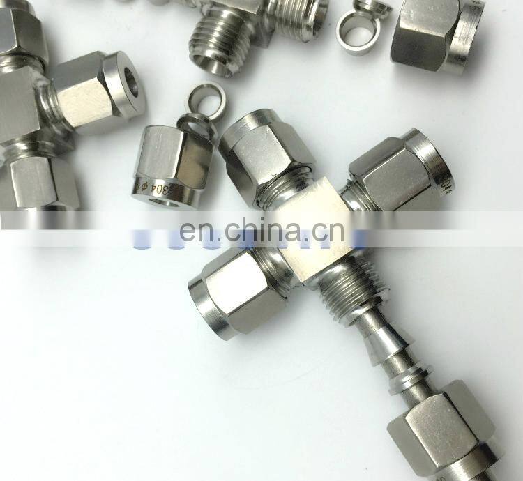 High quality quick coupler O.D 3/8'' inch hard tube stainless steel 304 four way X type Connector fittings for brewing