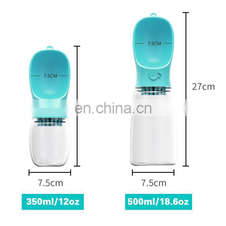 Wholesale Custom Dog Water Bottle Portable With Carbon Filter Pet Travel Dog Water Bottle