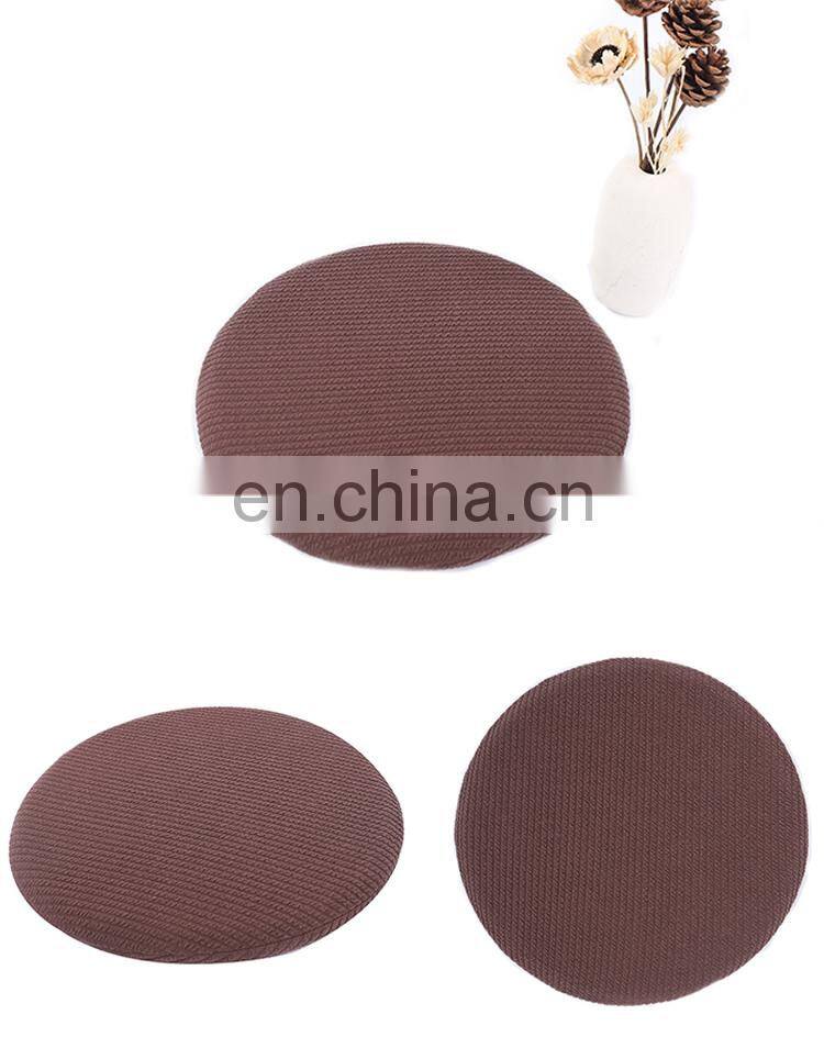 2019 trending products custom room office and car seat chair pad brown multi functional round cushion with hidden zipper