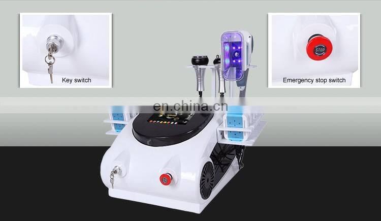 Portable 4 in 1 cryolipolysis fat freeze slimming machine for sale/cavitation rf machine/Lipo laser