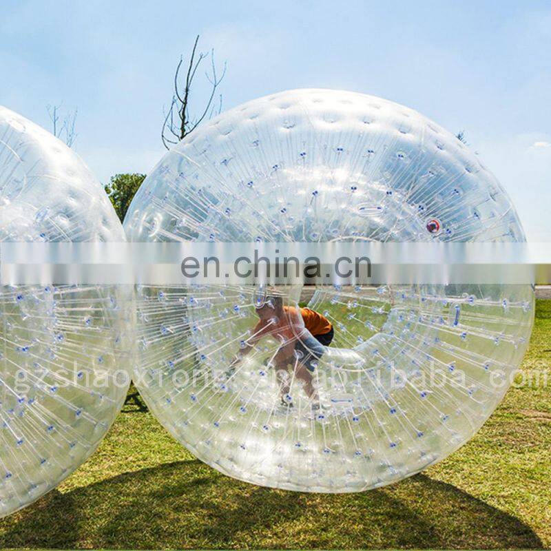 China Cheap Inflatable Sports Toy Human Body Water Zorbs Zorb Zorbing Ball TPU Price for Sale