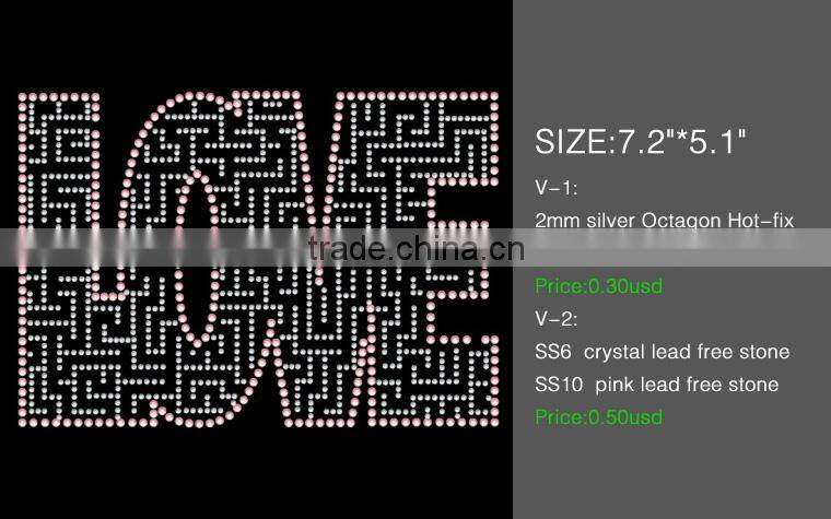 1103 Free sample! flat back hot fix rhinestone transfer,wedding dress rhinestone transfer, fashion dress rhinestone transfer