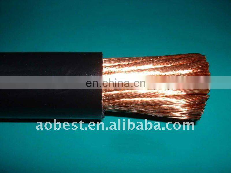 2021 year large export copper conductor welding cable 70mm2 rubber cable