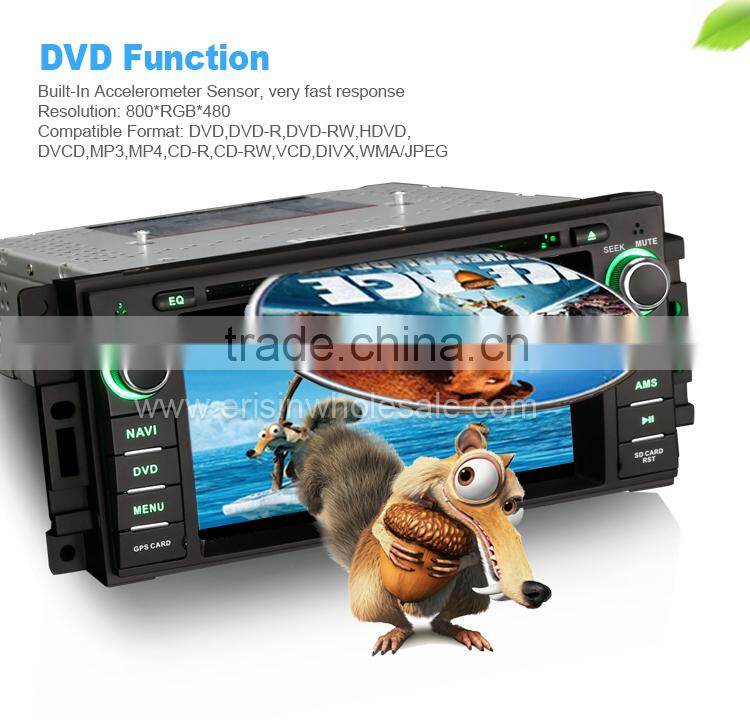 Erisin ES6061M 6.2 inch 1 Din Car DVD Navigation for Jeep Wrangler 300C