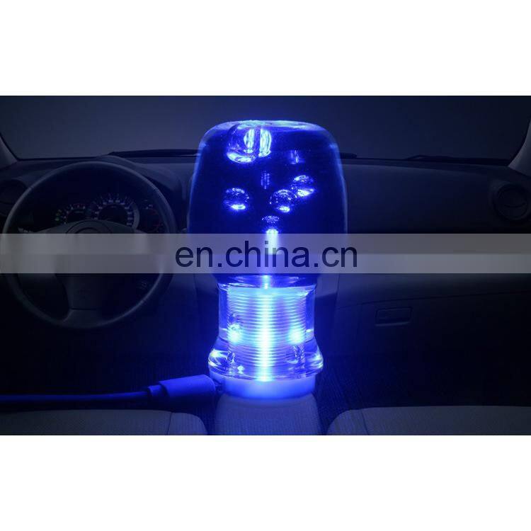 Car aesthetic interior trim multi-color optional crystal gear head acrylic universal gear hair light bubble gear head handball
