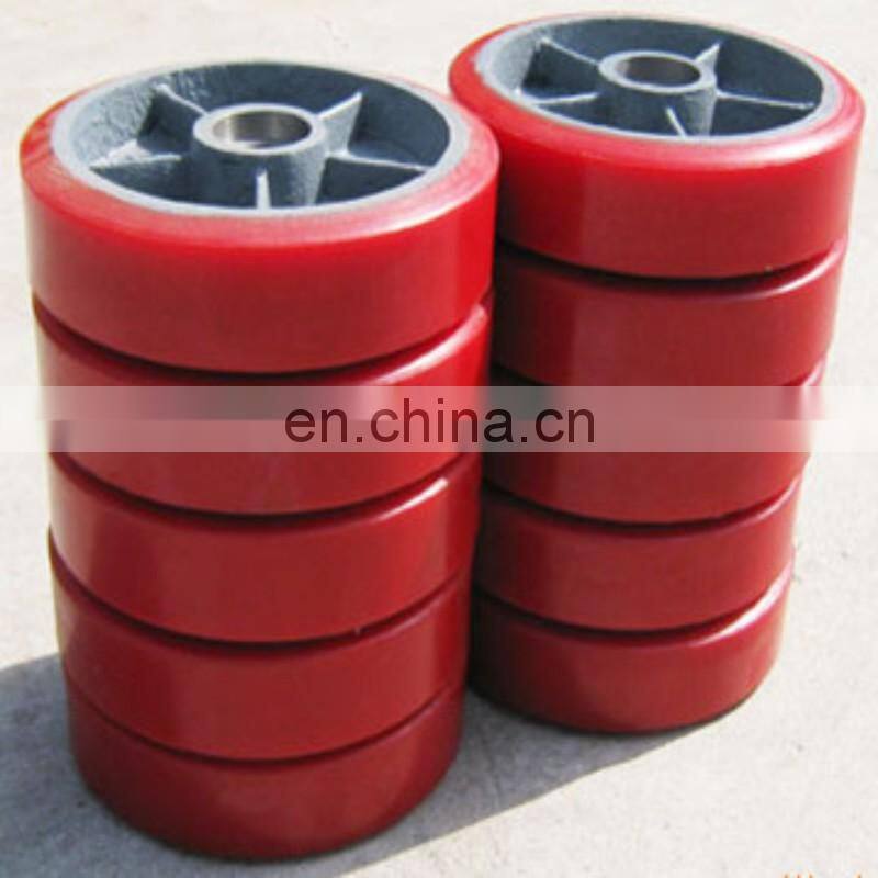 PU coating polyurethane wheel casters