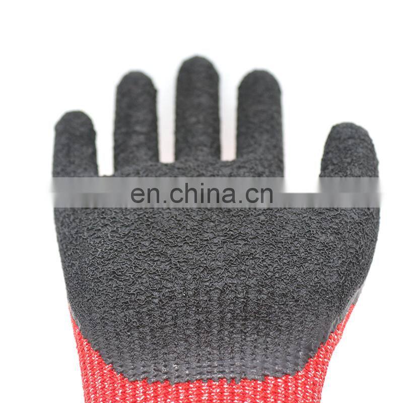 Customized Protective Latex Coated Anti-Cut Anti-Slip Work Safety Gloves