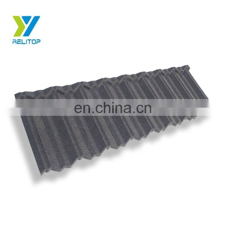 Sand Chip Coated House Roof Stone Tiles Cheap Building Materials