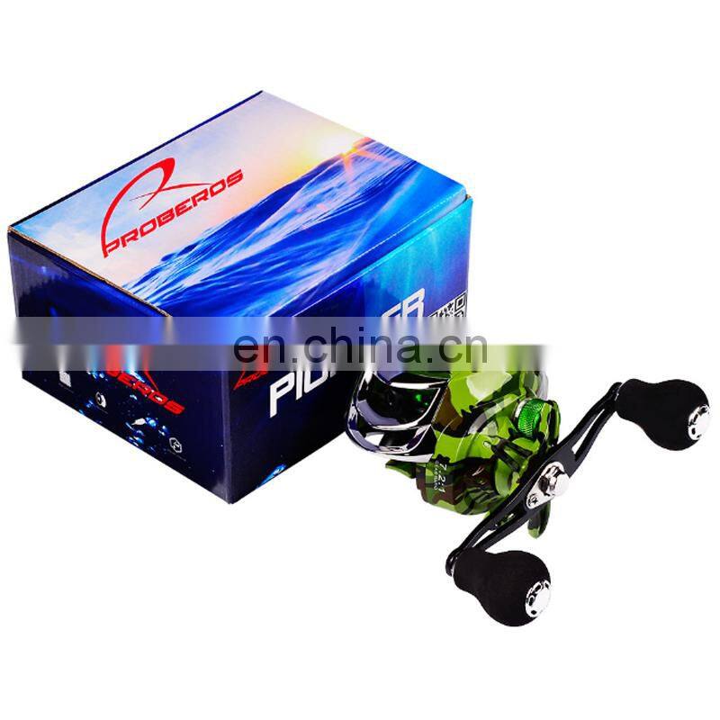 Amazon Metal 18+1BB 7-10 kg Max Drag 7.1:1 Bait Casting Green Camouflage Lews Baitcaster Fishing Reels