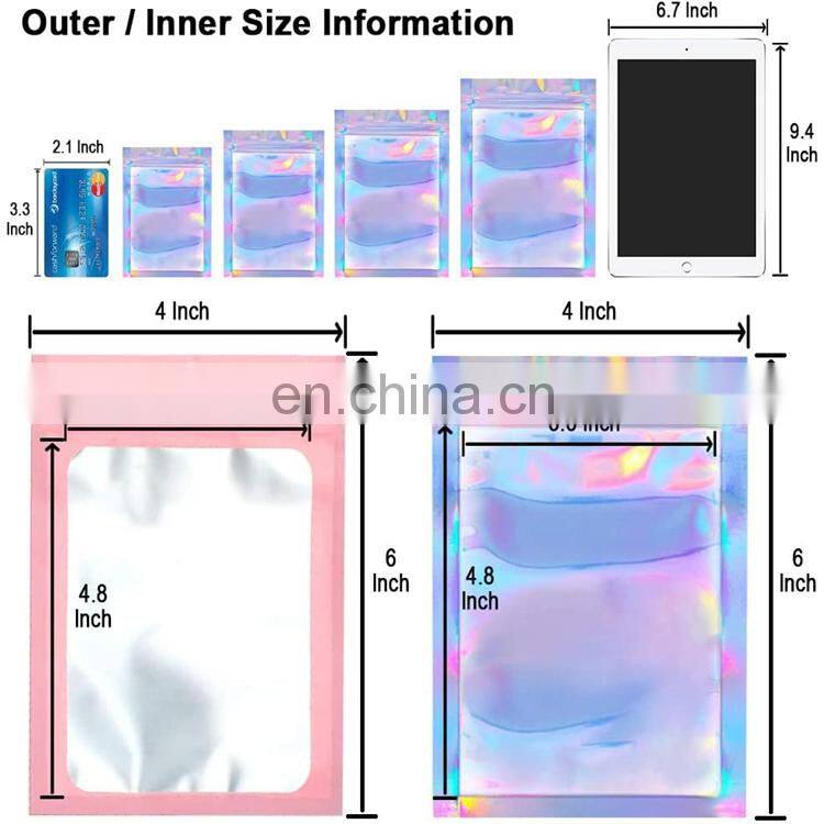 Food Packaging Packing Zip Lock Plastic Bags Standing Up Pouch Food Clear For Zipper Zip Lock