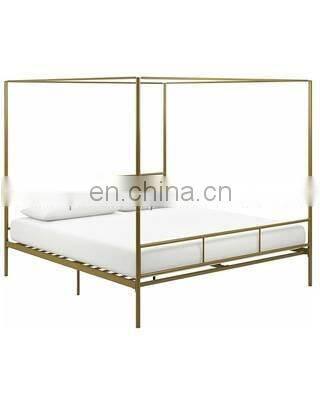 black colour metal bed