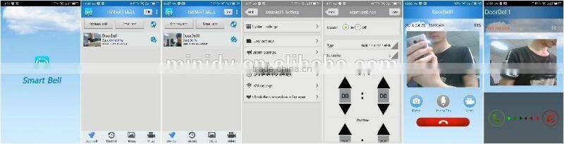 New Touch Button Smart WiFi Video Door Phone With Motion Detection Supported App for Android & IOS