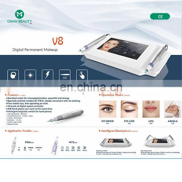 2020Newest Intelligent digital eyebrow tattoo pmu machine Semi micropigmentation permanent makeup machine