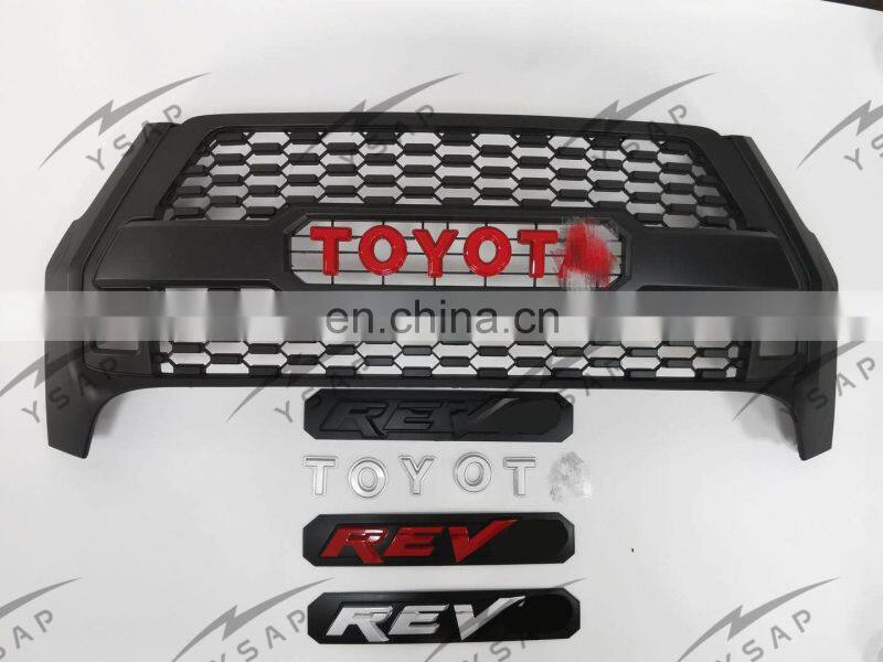2021 New Style factory price black Grille for Hilux revo Rocco