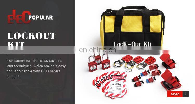 Manufacturer High Security Safety Electrical Lockout Bag With Padlocks Kit