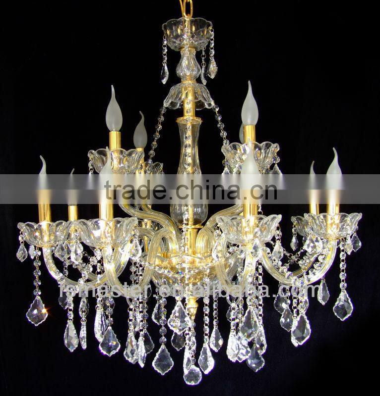luxury hotel villa lobby big crystal chandelier