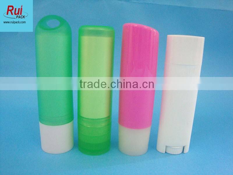 Round shiny silver lipstick tube with big clear cover, silver lip cream tube with large transparent cap