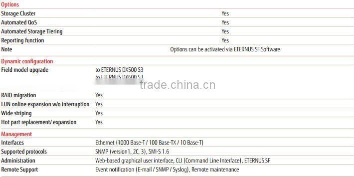 Japan FUJITSU Storage ETERNUS DX200 S3
