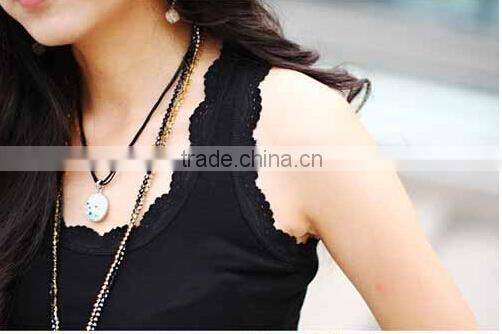 New Lace tank top , sexy stringer tank top ,women's sexy vest wholesale China