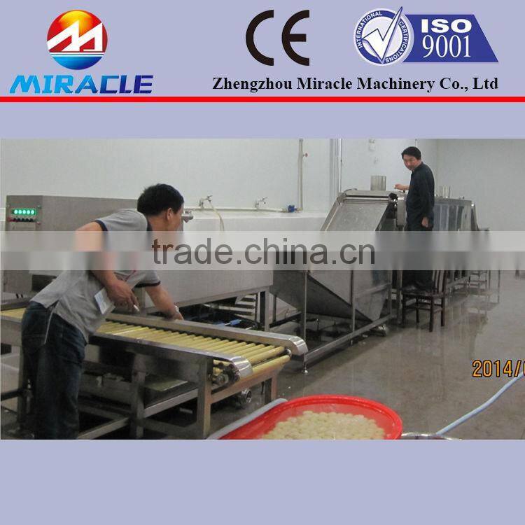 Efficiency egg shelling and peeling machine/no-scratch cooked egg sheller