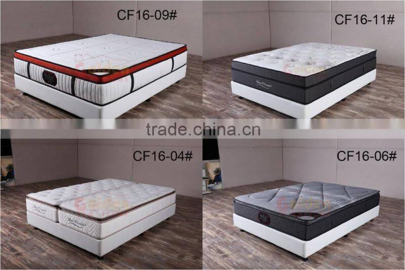 2016 new design bamboo pocket mattress for sale CF16-04#