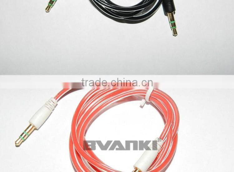 2016 best selling products high quality 3.5mm jack audio cable, audio male to male cable, car aux audio cable usb cable