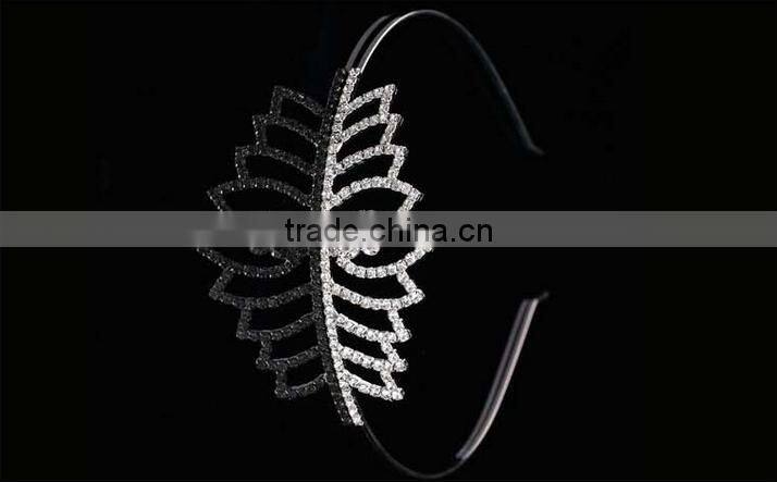 Handmade Luxury Wedding Rhinestone Bridal Crystal Tiara Bridal Crown