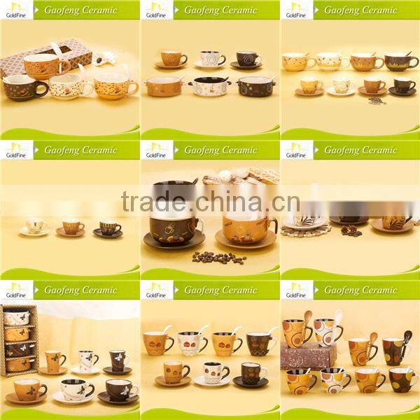 ceramic soup mugs with spoon