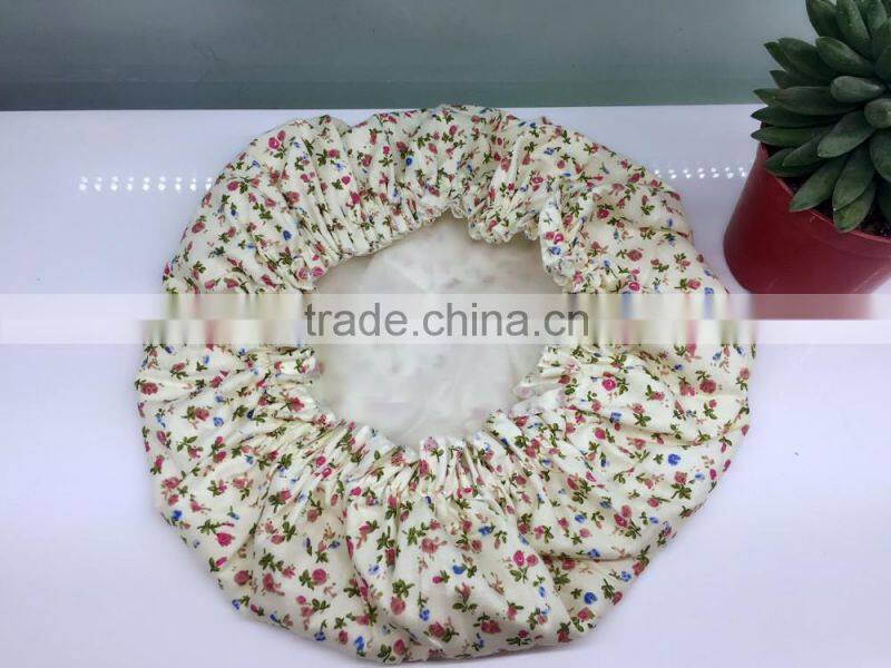 printed shower cap