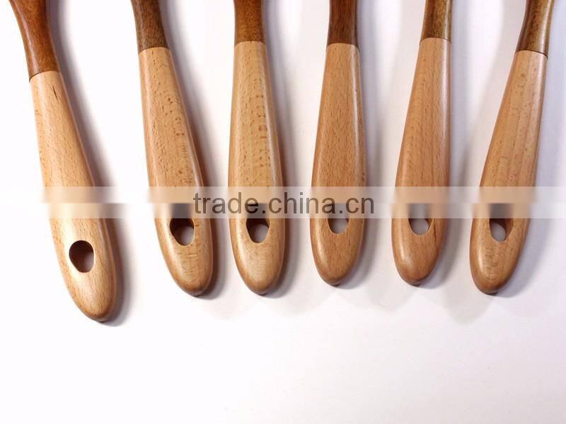 hot sale cookware sets kitchen cooking tools/wooden utensil set