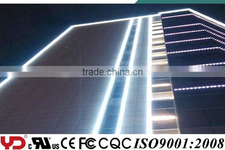 CE SASO ip68 waterproof RGB led wall light building facade decoration