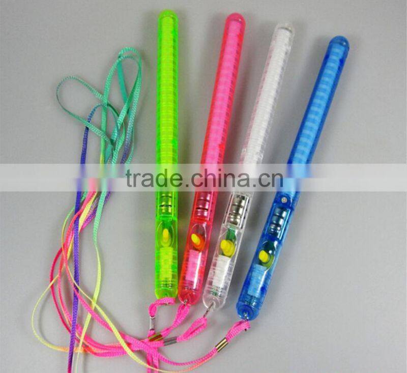 Multi Colorful 7 modes Flashing LED Night Light Lamp Wand Glow Sticks Strap Camp Party Festival