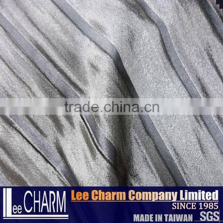 Silver Grey Matellic Decorative Fabric Textile