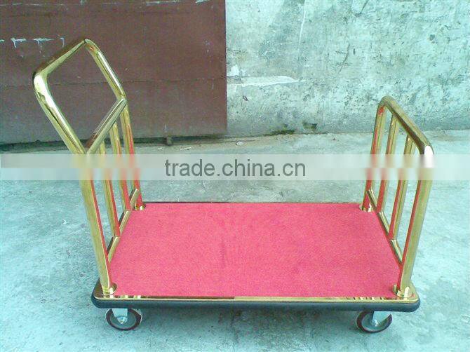 Hotel Lobby Luggage Trolley Cart