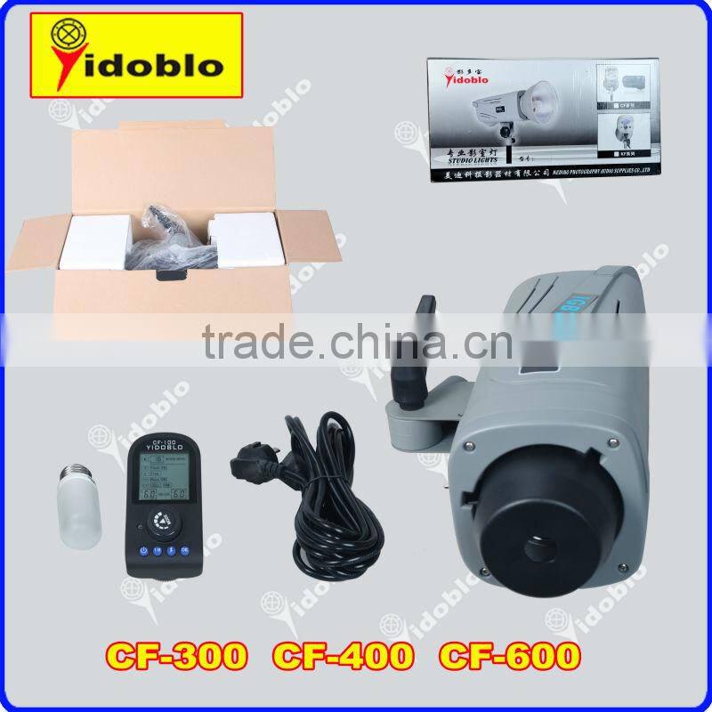 CF-300 300W electronical studio battery powered stage can usd flashing lighting