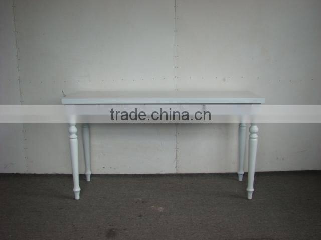 vintage reclaimed console table/French style furniture console table