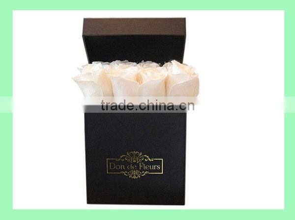2016 Alibaba hot sale high quality flowers gift box for roses packaging