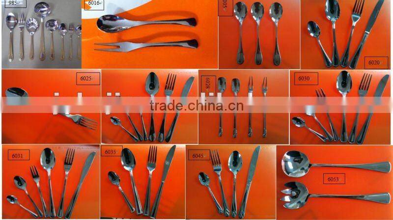 spoon knife forks set