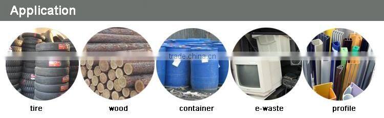 plastic shredder two shaft machine crusher