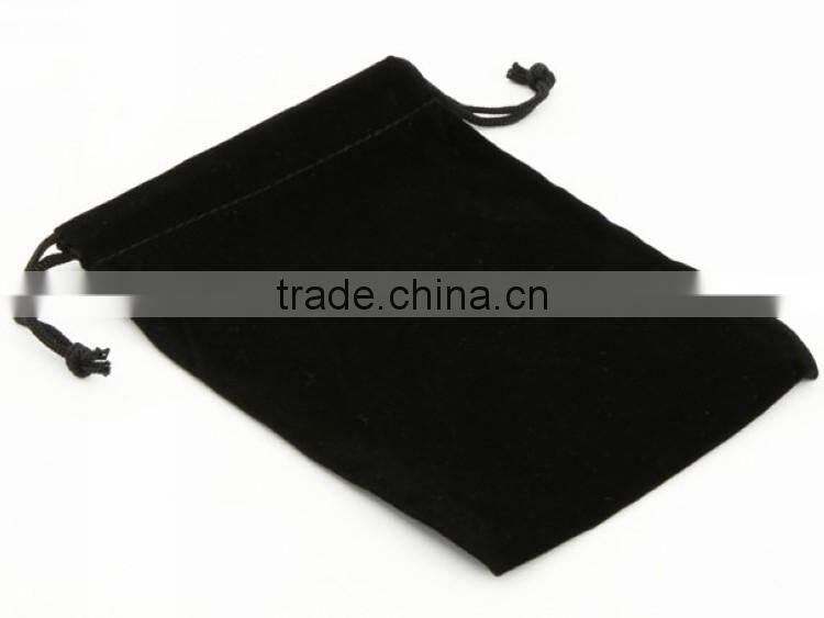 Custom Printed suede gem pouch packing diamond jewelry