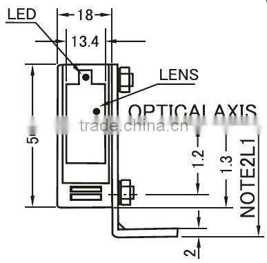5 wire NO+NC AC+DC 50CM light detector photoelectric sensor E3JK-DS50M1