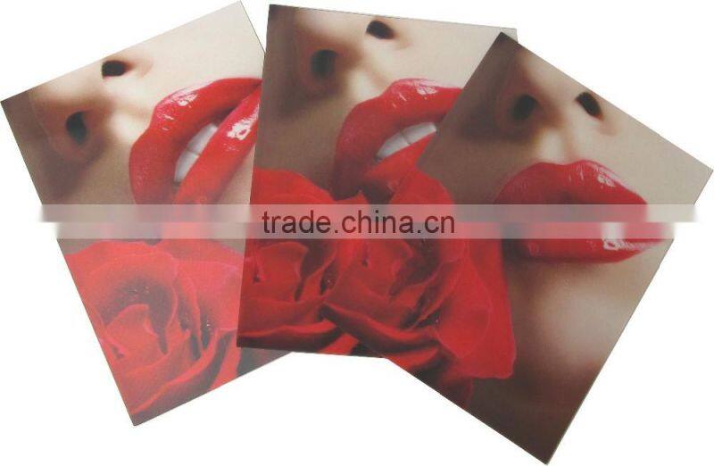 Funny 3D effect 3D Lenticular printing pop up 3d greeting card