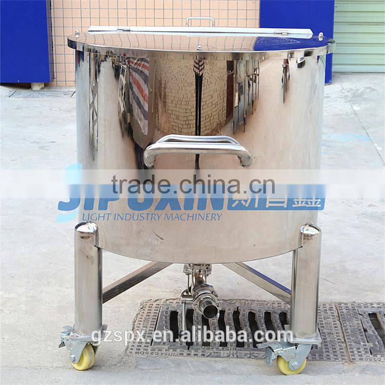 Equipment producing open cover liquid products stainless steel tank sale