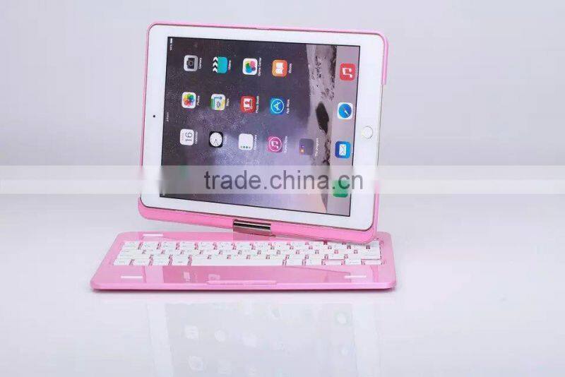 360 Swivel Rotating Stand Case Cover+Bluetooth Keyboard For iPad Air 2 /for iPad 6