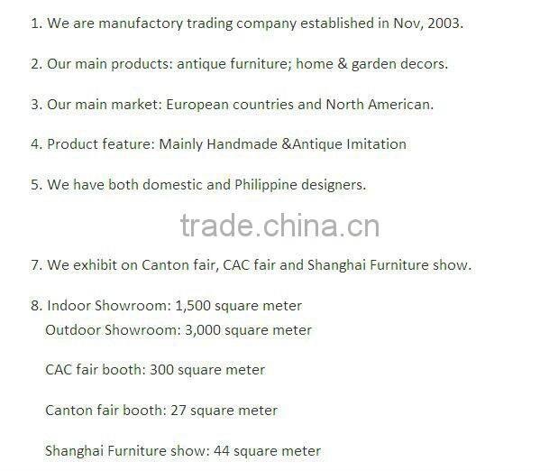 French antique decorative metal wall clock with artwork