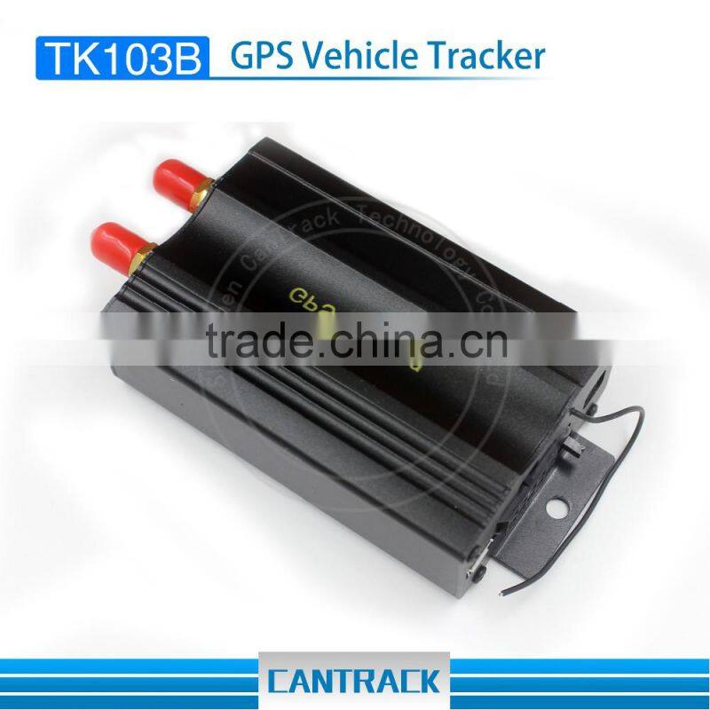 2016 best selling GPS Tracker for Car/Vehicle with door detection and SMS/Calling Alarm TK103B