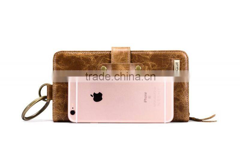 Icarer Genuine Leather Classical Clutch Wallet Bag MT-5508